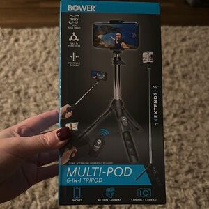 Bower Multi-Pod 6-in-1 Black Tripod